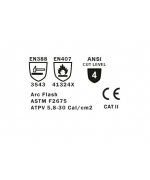 EUREKA Elektrik Ark Eldiveni (23 cal/cm2)