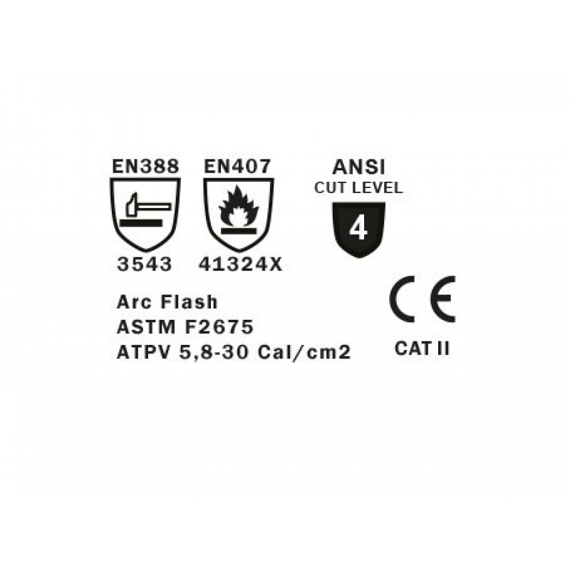 EUREKA Elektrik Ark Eldiveni (23 cal/cm2)